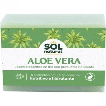 Jabón de Aloe Vera Sol Natural 100g Hidratante y Nutritivo