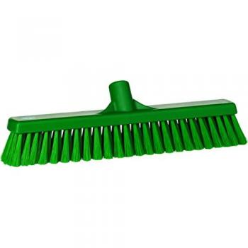 Escoba Vikan Suave Verde 410mm para Uso General en PET