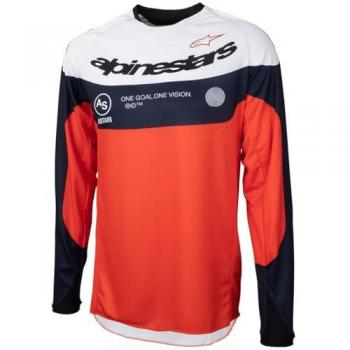 Maillot de motocross Alpinestars Pro-Dura Azul Naranja M