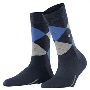 Burlington Women's Marylebone Eco-Friendly Wool Blend Socks - Blue (Marine 6120) - Sizes 36-41