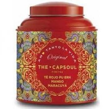 The Capsoul Can Red Tea Pu-Erh Mango & Maracuyá Hojas sueltas - 1 x 100 Gramos