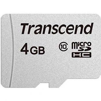 Transcend TS4GUSD300S MicroSDXC/SDHC 300S Memory Card 4 GB Read Up to 95 MBs Write 40 MBs