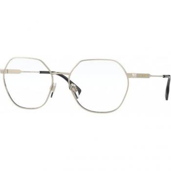 Burberry Erin BE1350 1109 Geometric Eyeglasses in Light Gold