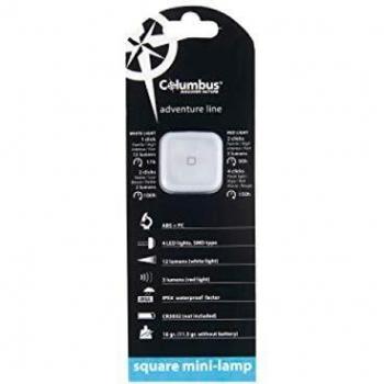 Columbus Square Lamp S Luz de Seguridad, Adultos Unisex, Blanco/Negro