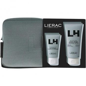 Lierac Homme Energizing Moisturizing Gel and Shower Gel Set (50ml + 200ml)