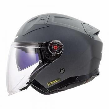 Casco Moto Jet LS2 OF603 Infinity II Gris Talla L