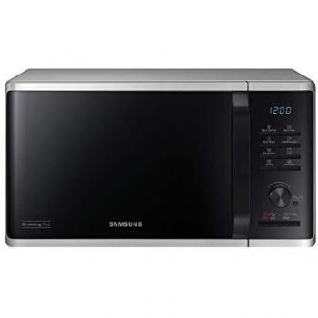 Microondas Samsung MG2AK3515AS con Grill, 23 Litros, 800W, Cottura Croccante, Plata