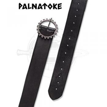 'palnatoke Bomberos gehenk Belt Espada Cinturón LARP Medieval Vikingo Varios Modelos, negro, large