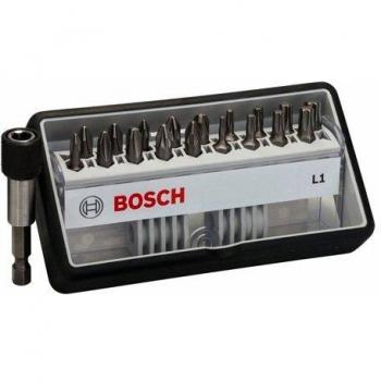 Bosch 2 607 002 567 - Set de 18+1 puntas de atornillar Robust Line, L extraduras - 25 mm, 18+1tlg.
