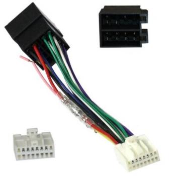 Aerzetix-H3-Cable adaptador ISO para radio de coche conector de cables para PANASONIC C1964