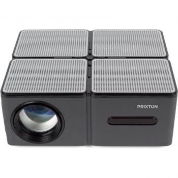 Prixton Kubrick Proyector FullHD 450 ANSI Lúmenes WiFi 5G Screen Mirroring 3xHDMI 2xUSB AV Jack 3.5mm Contraste 2000:1 Altavoc