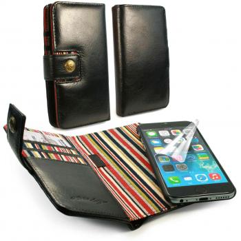 Alston Craig Tec E-scape Wallet Funda Magnetico RFID -de piel genuino Vintage para iPhone 6