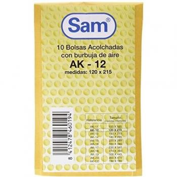 SAM 12 - Bolsa de burbujas, 10 unidades