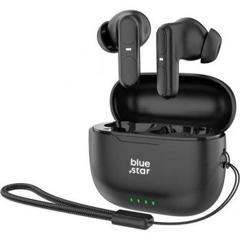 Auriculares In-Ear Bluetooth 5.4 TWS Impermeables Negro BK31