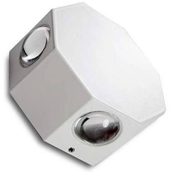 Greenice | Aplique de Pared LED IP65 4X1W RGBw 30.000H Caroline
