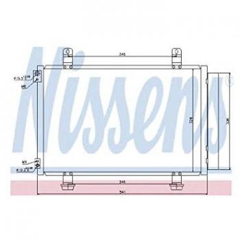 Condensador de aire acondicionado NISSENS 940079, compatible con sistemas de aire acondicionado, alta eficiencia, diseño optimizado para un rendimiento superior, fabricado con materiales de calidad para mayor durabilidad