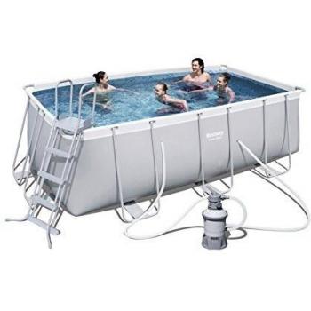 Bestway® Power Steel™ - Juego de piscina con filtro de arena