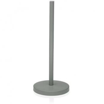 Portarrollo de Papel de Cocina Versa Gris Metal Acero 30 cm