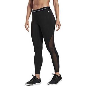 Reebok LM High Rise Tight Mallas, Mujer, Negro, 2XS