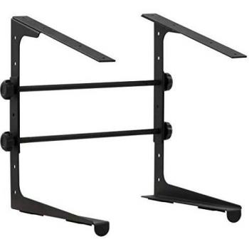 vidaXL Soporte para ordenador portátil, altura ajustable, resistente, versátil, apto para todos los ordenadores portátiles estándar, soporte de ordenador, color negro