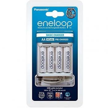 Panasonic Eneloop BQ-CC61 Cargador USB + 4 pilas R6/AA ENELOOP 1900 mAh