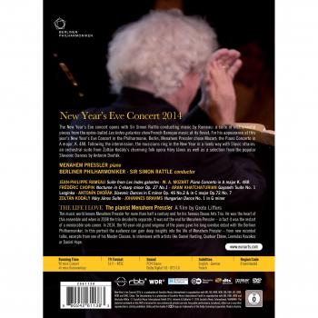 Berliner philharmoniker new years eve concert 2014 simon rattle menahem pressler dvd 2015 ntsc