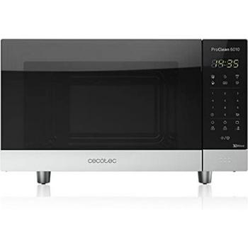 Cecotec Microondas negro ProClean 6010. 800 W, Capacidad de 23 Litros, Revestimiento Ready2Clean para una mejor limpieza, Panel de control y tecnología 3DWave, Control Táctil