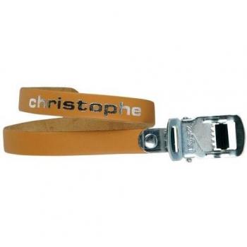 Zefal Christophe Leather Bicycle Pedal Clips - 3 Colors