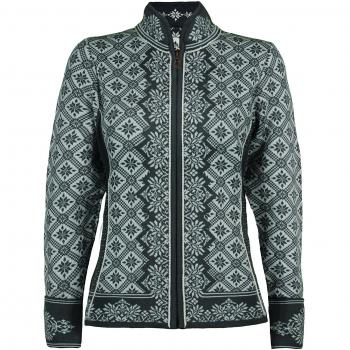 Dale of Norway Christiania Women's Merino Wool Cardigan - Schiefer Off-White, Size L