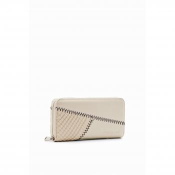 Desigual 23WAYP14 Beige Patchwork Wallet