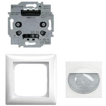 Busch-Jaeger Motion Sensor with Comfort Sensor and Multi-Lens, 8m Range, IP20