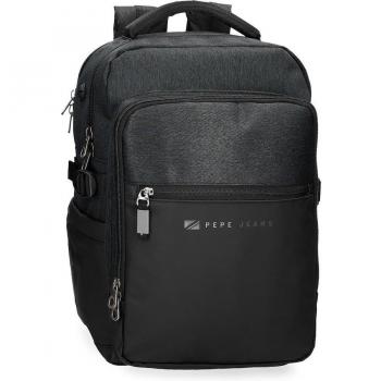 Mochila porta ordenador 15,6 y tablet Pepe Jeans Jarvis negro