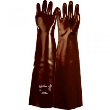 Guante de PVC Multiusos Honeywell Petrdessus 133 Talla 10 de Algodón Marrón Rojizo con PV