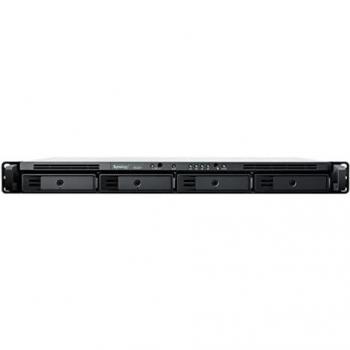 Synology RackStation RS422+ 4-Bay 1U Rackmount NAS 1.4GHz Quad-Core CPU Ethernet LAN Black R1600