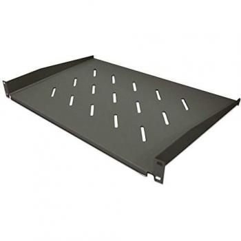 Estante Perforado Intellinet 19 para Rack, 1U, Montaje Frontal, 300 mm de Profundidad, Color Gris RAL 7035