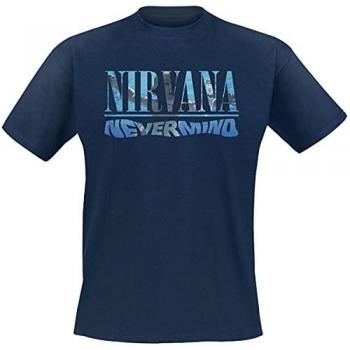 Nirvana Nevermind Navy T-Shirt for Men - Sizes L to XXL