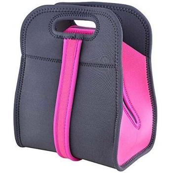 Bergner Walking Pleasure Bolsa Porta Alimentos, Neopreno, Fucsia, 27x22.5x14 cm