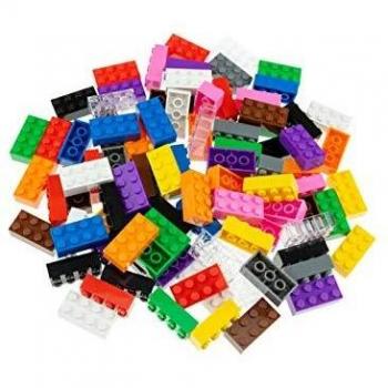 Strictly Briks - Classic Bricks - Set de Ladrillos para Construir de 2 x 4 - 100 % Compatible con Todas Las Grandes Marcas de Ladrillos - 12 Colores - 96 Piezas