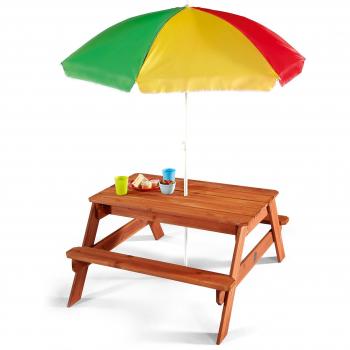 Plum - Mesa de jardín Infantil con Parasol
