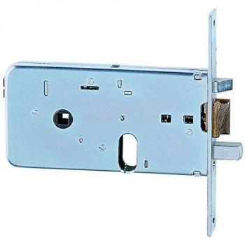 Cerradura Eléctrica ISEO 550 de 70 mm con Caja Muerta y Frente Ovalado de 20 mm