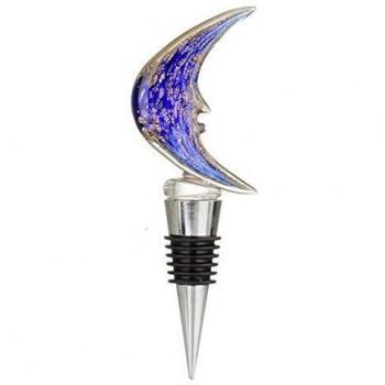 Tapon de Botella L'Oca Nera Diseño Luna Color Plata