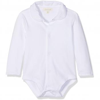 Gocco Body Cuello, Unisex Bebé, Blanco, 6-9