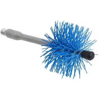 Saturnia 22020700 22020700-Deshollinador Cepillo, 80 mm, Azul, 20x8x8 cm