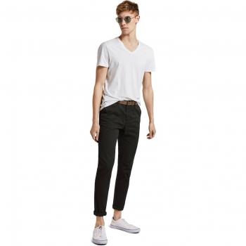 Chino Tom Tailor para Hombre - 1008253 - Corte Slim en Color Negro