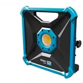 Koma Tools 08755 Foco Proyector Led 20W, 1800 Lumens sin Bateria y Cargador, Pro Series Battery, 20V, Negro