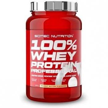 SCITEC Nutrition - 100% Whey Protein Professional - 920 gr, proteína en polvo de suero de leche, sabor mantequilla de maní