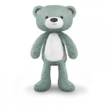 Zazu Reloj Entrenador de Sueño Brody con luz nocturna, diseño de oso, color azul, funciones de alarma y temporizador, ideal para enseñar a los niños sobre el tiempo y el sueño