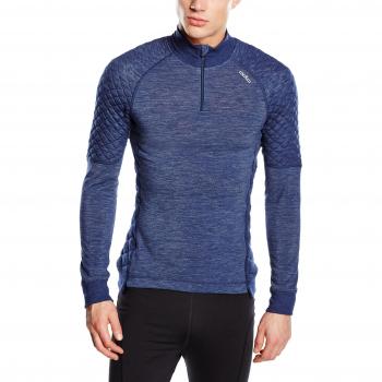 Odlo Revolution Tw X-warm - Sudadera para hombre, color Azul, talla M