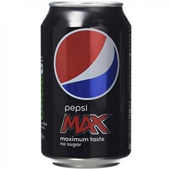 Pepsi Max Soft Drink Can 330ml Ref A01100 [Pack 24]