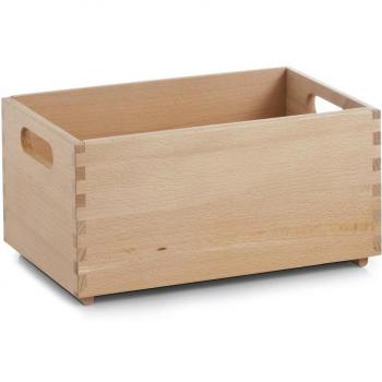 Zeller 13306 - Cajón multiusos de madera de haya barnizada